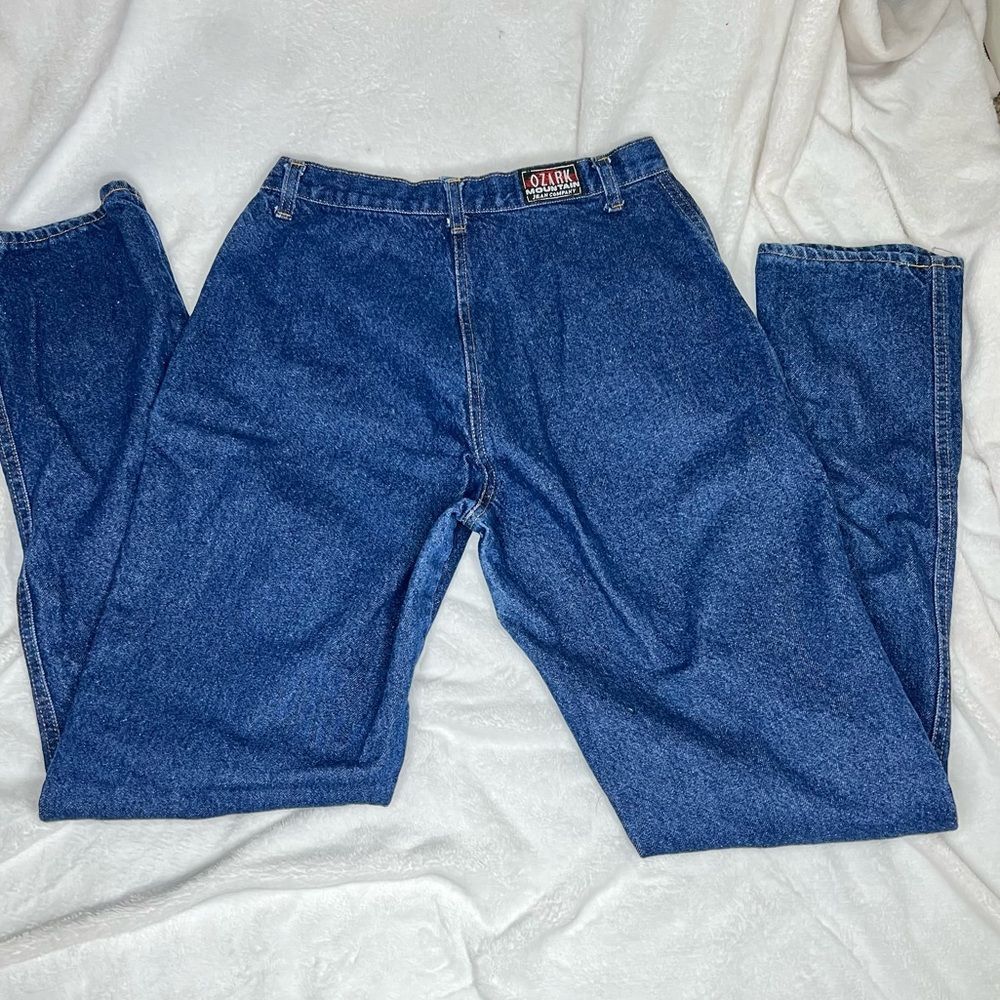 Vintage 90s Ozark Mountain Jean company womens high waist western straig…